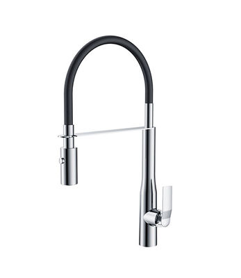 Grifos de lavabo de cocina de latón cromo de palanca única modernos OEM