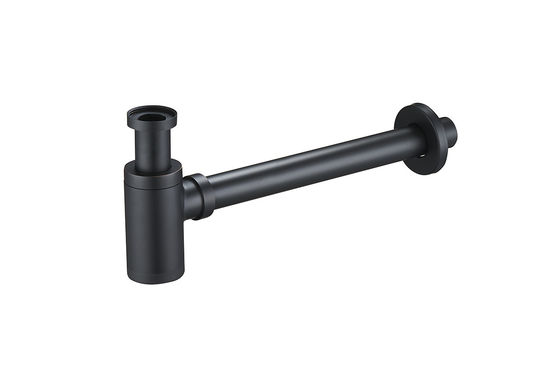 Matt Black Siphon Baño OEM Lavabo Alcantarillado de lavabo para lavadora Cuenca de zinc Bottle Trap