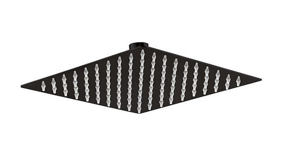 SUS304 Acero inoxidable Ducha de lluvia Cuadrada Matt Negro Columna de baño 8 &quot; 10 &quot; 12 &quot; OEM