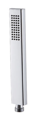 Micrófono de latón ducha de manos ducha de mano para ducha columna baño boquilla de silicio fácil de limpiar cuadrado OEM