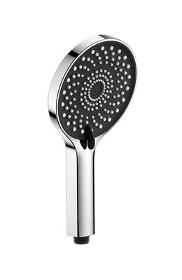 ABS 3 función ducha de manos ducha de mano para ducha columna de cromo baño nueva boquilla de silicio líquido redondo fácil limpio OEM
