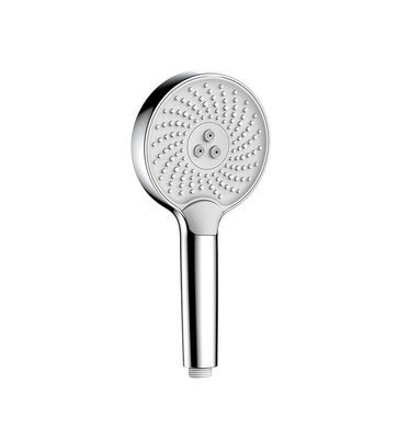 Columna Chrome Blanco Duchas de mano Silicio líquido Boquilla redonda fácil limpieza OEM