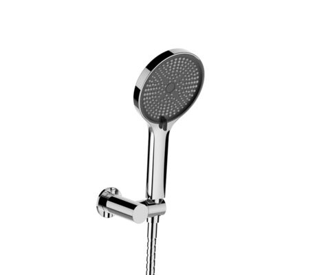 Silencio de la manguera de Chrome Duchas de mano ABS plástico 3 Función