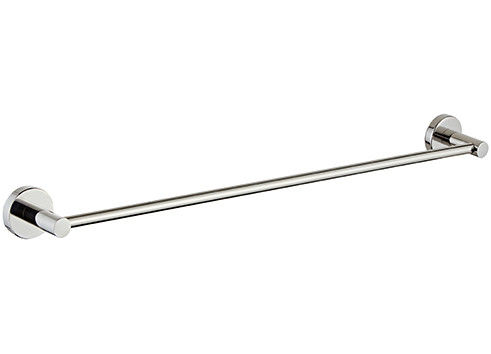 SUS304 Singular Toallar Bar Holder Accesorios de baño Chrome pulido OEM redondo proyecto clásico moderno