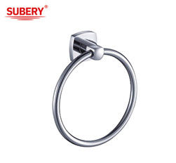 Moderno de latón Toallas de anillo de soporte de baño OEM montado en la pared