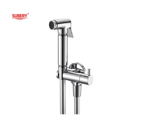 Baño de aseo OEM Shattaf Conjunto soporte de latón válvula de latón manguera de PVC 1.50m