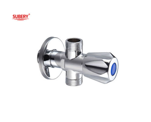 Triángulo de latón válvula T G1/2&quot; hilo de latón cuerpo de latón mango OEM para el inodoro