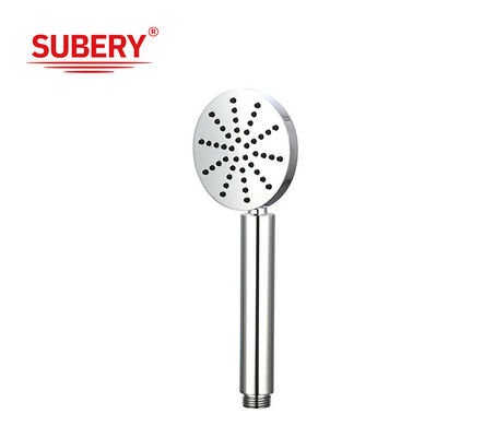 Ducha de manos de latón para la ducha de la columna de baño / boquilla redonda de silicio OEM