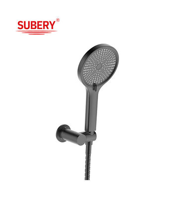 Baño negro de ducha portátil ABS plástico de 3 funciones