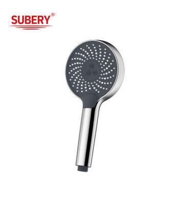 3 Función Ducha de mano ABS Columna de plástico Baño de cromo Fácil limpieza