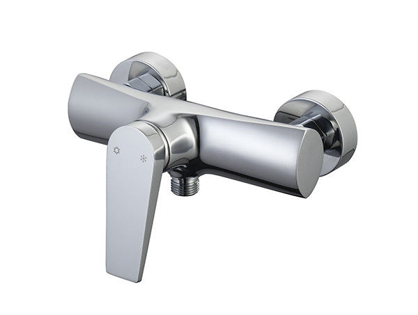 Baño de palanca única o ducha mezclador de baño de cobre cromo grifo de agua fría y caliente OEM