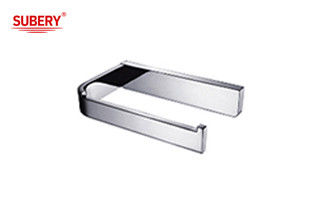 Brass canta portapapel de papel higiénico de cristal baño de alta calidad color cromo OEM nobel bronce pieza de montaje base de latón