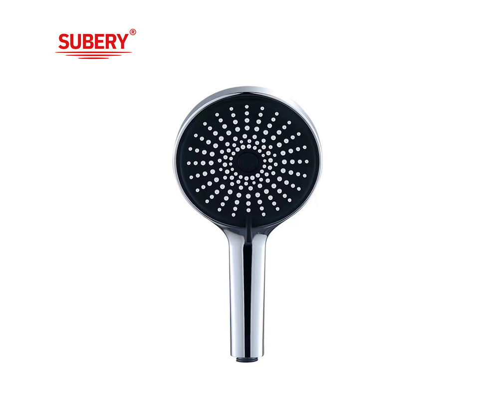 ABS 3 función ducha de manos ducha de mano para ducha columna de cromo baño redondo fácil de limpiar OEM