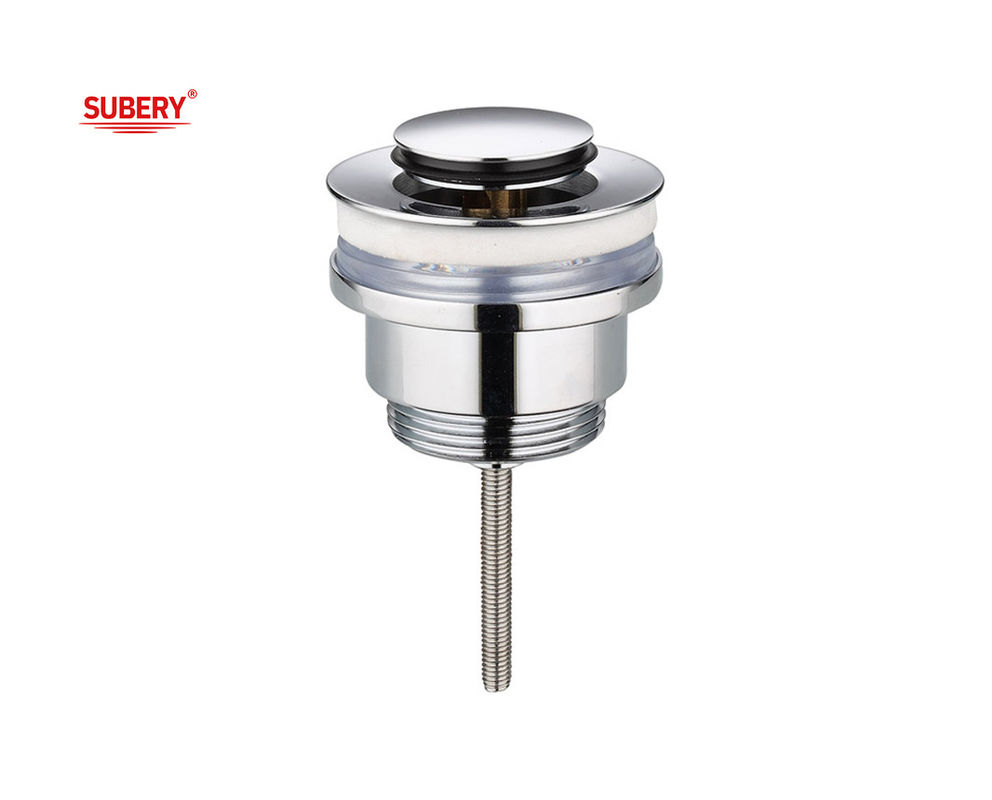 Bañón de bronce drenaje tapón pequeño tapón vanidad recipiente de drenaje de residuos pop up drenaje de baño cuenca de residuos cromo OEM