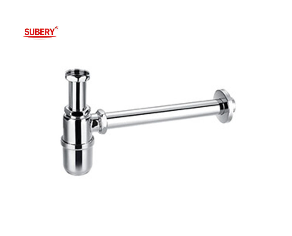 Envases para botellas de latón lavabo de residuos sifón lavabo de baño drenaje para lavabo cromo OEM
