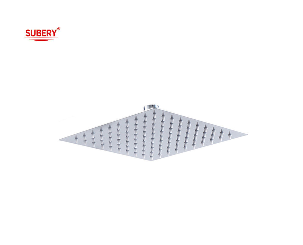 8&quot; 10&quot; 12 Cuadrado cabeza de ducha de lluvia OEM SUS304 Columna de baño de acero inoxidable cromo