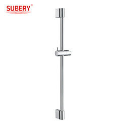 Conjunto combinado montado en la pared con soporte ajustable para baño y ducha de barra de plástico