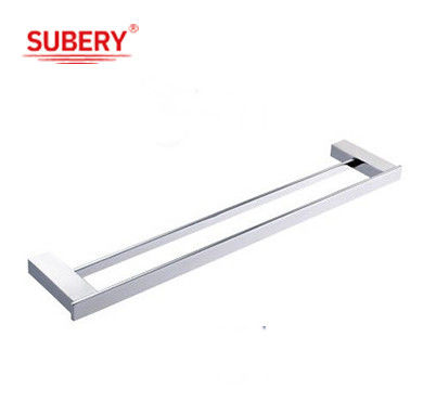 Accesorios para el baño de alta calidad Solid Double Poles Towel Rail Double Bars Rod de ducha