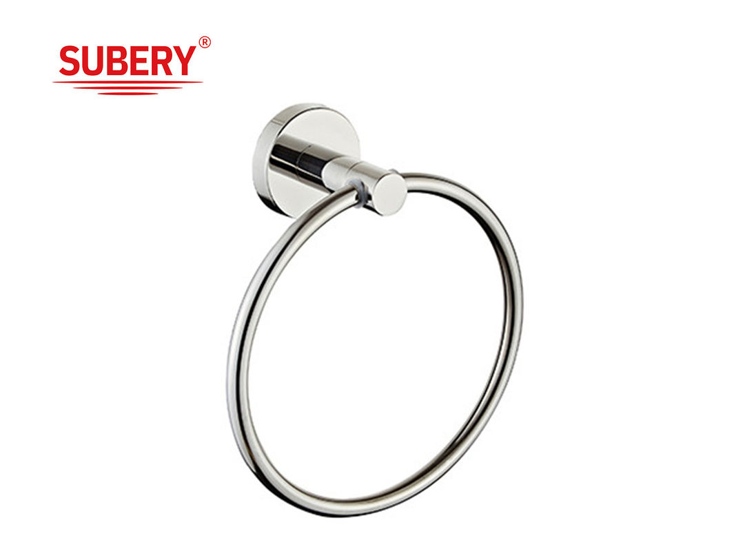 accesorios de baño anillo de toalla de acero inoxidable fácil de almacenar aro de toalla montado en la pared