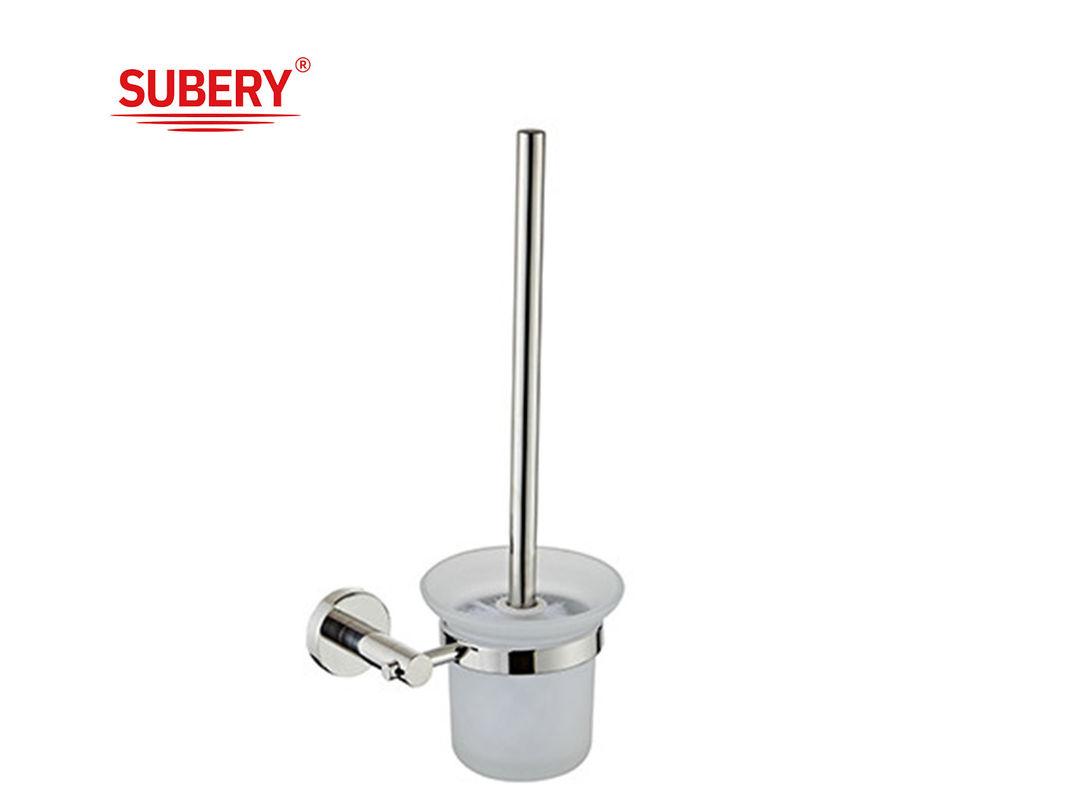 soporte para cepillo de aseo de acero inoxidable SS304 soporte para cepillo de aseo montado en la pared con vasos de vidrio