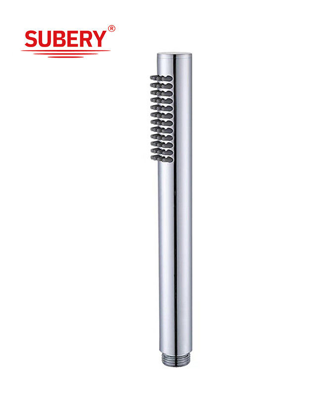 Micrófono de latón ducha de manos ducha de mano para ducha columna de baño boquilla de silicio fácil de limpiar redonda OEM